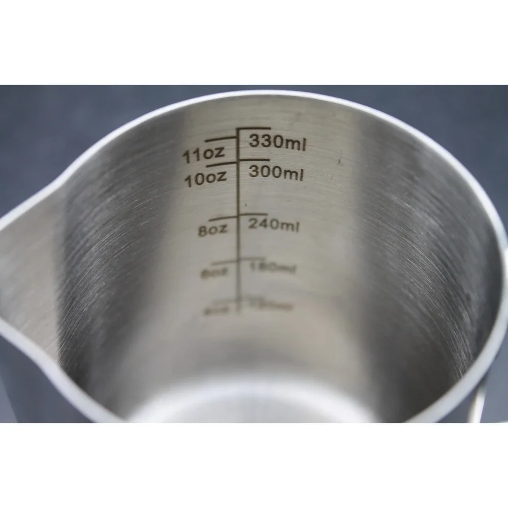 MasterClass Stainless Steel Milk Frothing Pitcher 12oz 350ml Espresso Steaming
